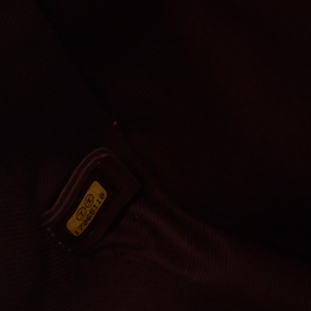 Calfskin Perfect Edge Medium Flap Burgundy