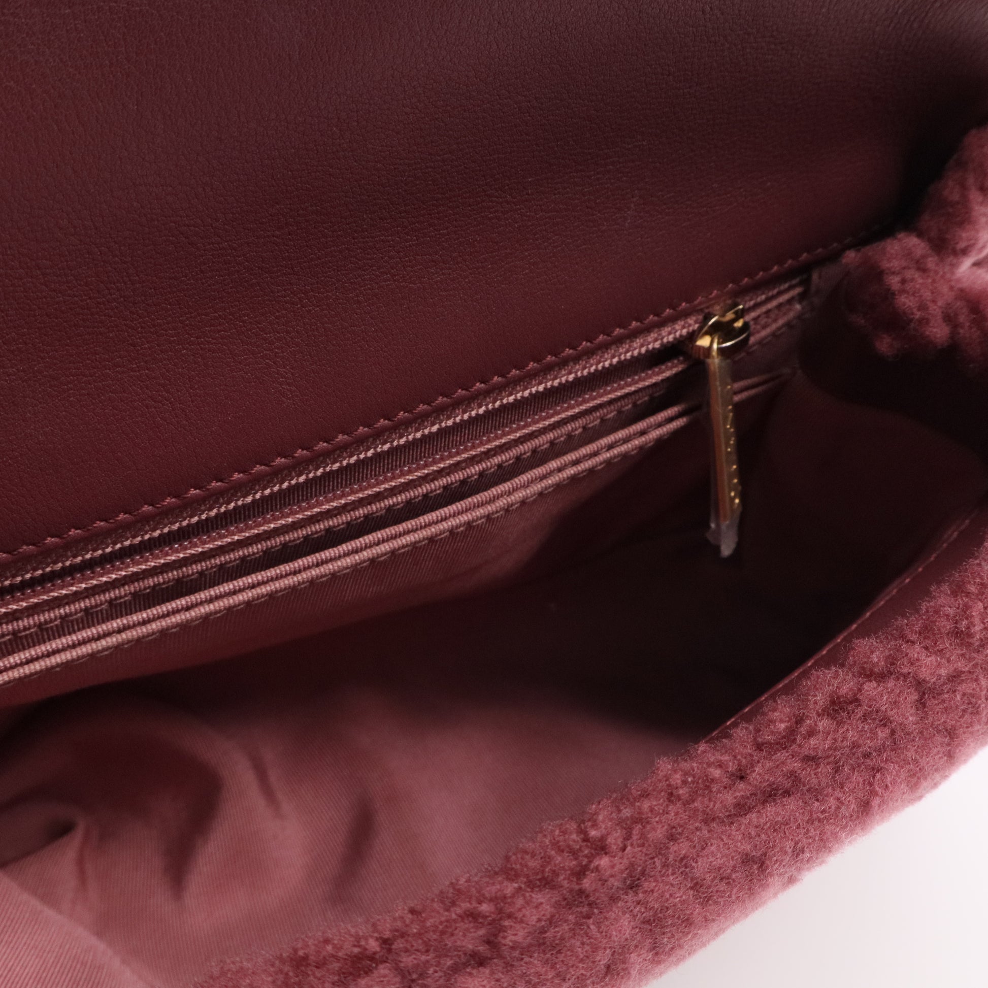 Mini Shearling Coco Handle Bag twins