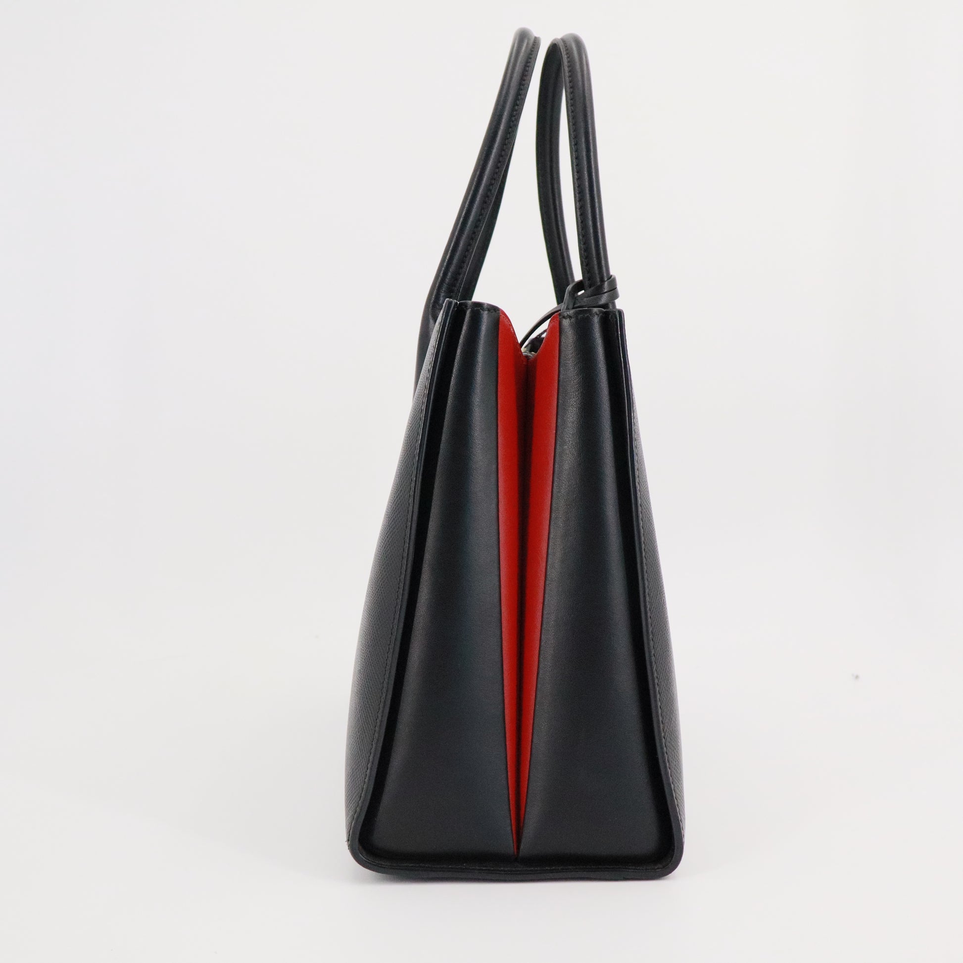 Prada Bibliotheque Tote Saffiano with City Calf Large Twins