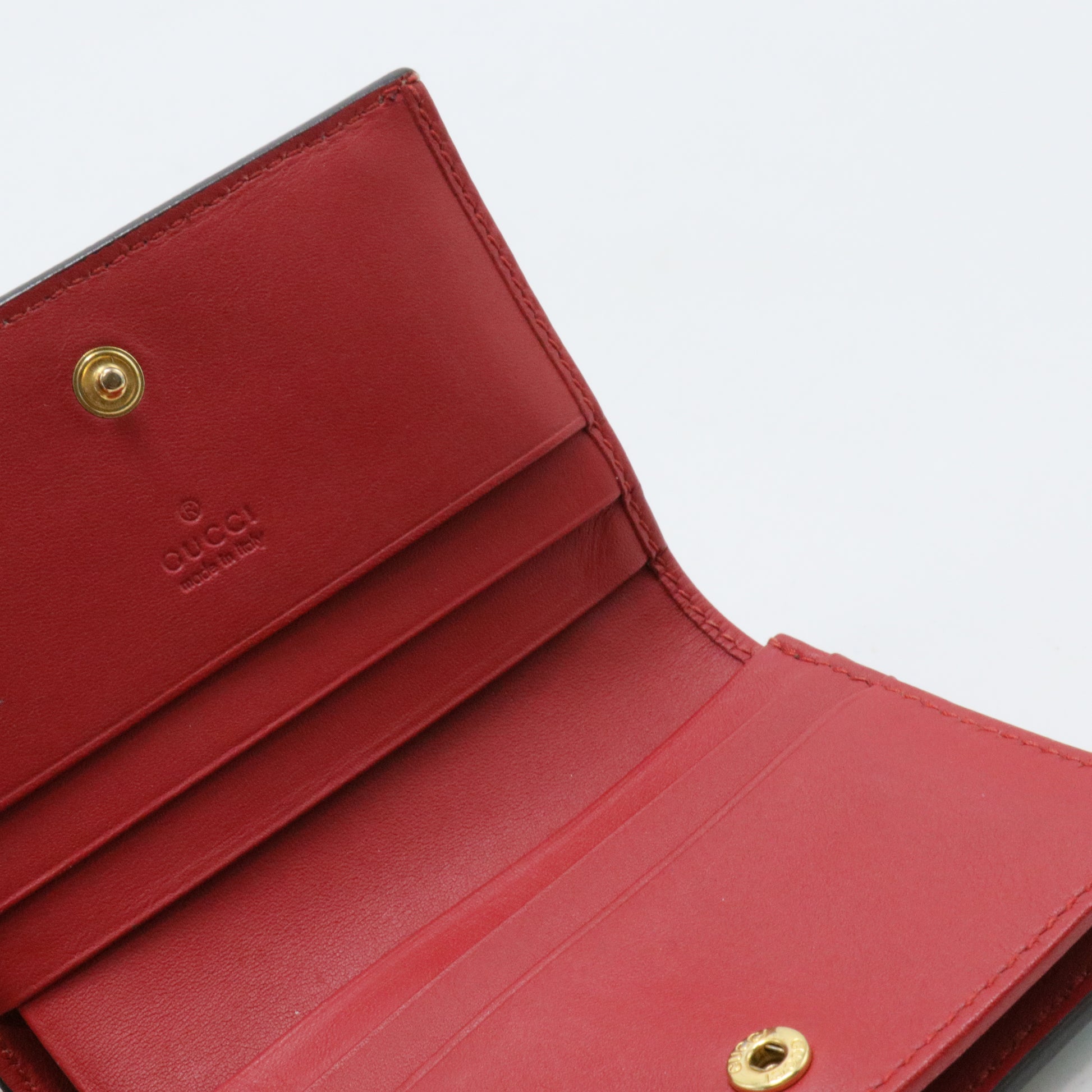 Chain Wallet Blooms Print GG Coated Canvas
