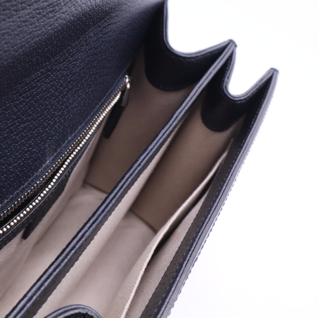 Ophidia Flap Top Handle cloth handbag