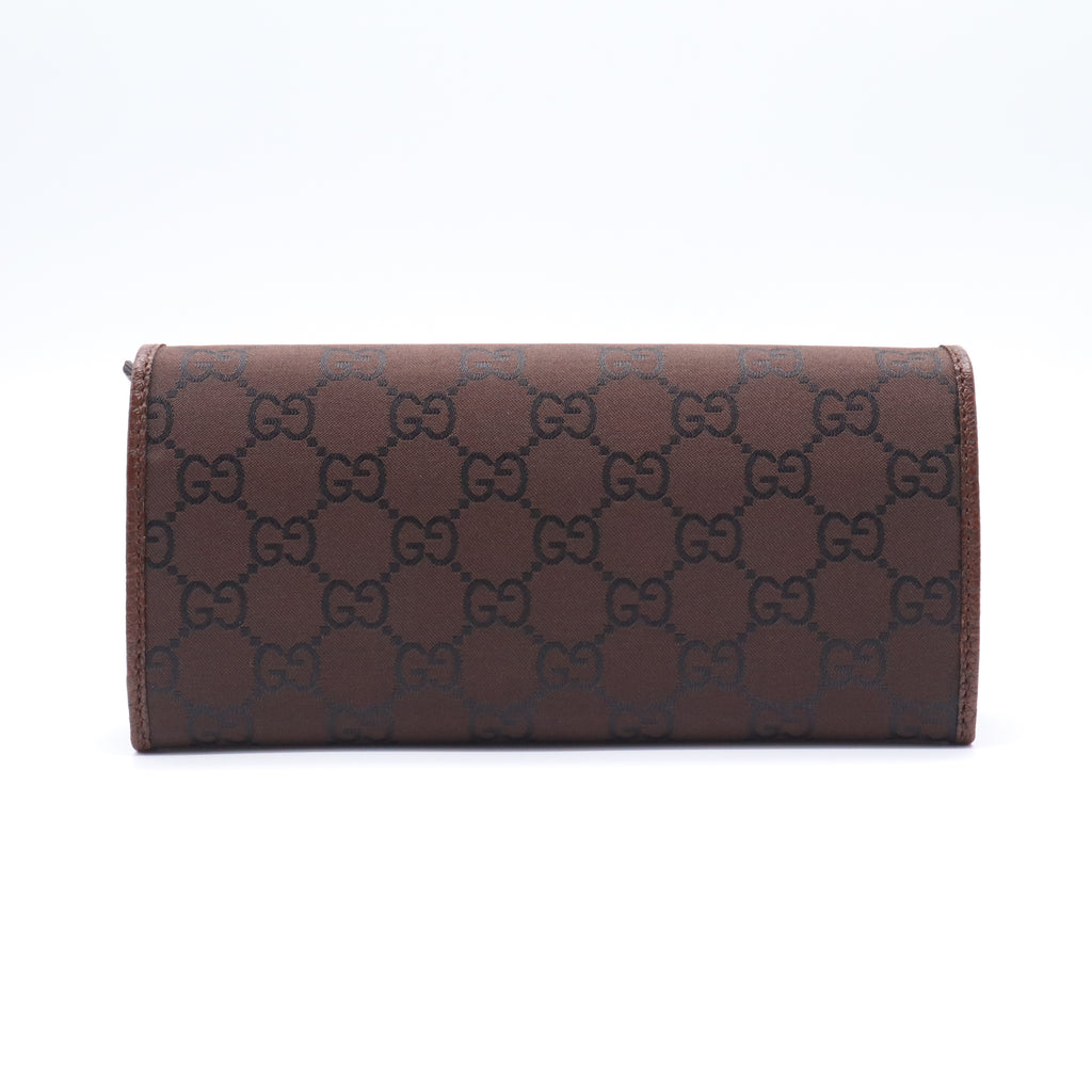 Gucci GG Canvas Continental Long Wallet W21627