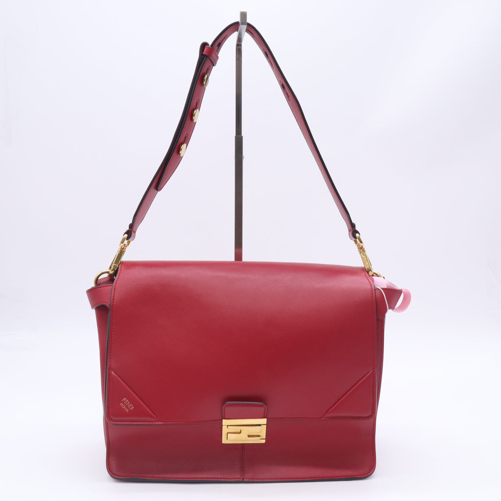 Fendi Kan U Shoulder Bag Leather Medium twins LDJ5791