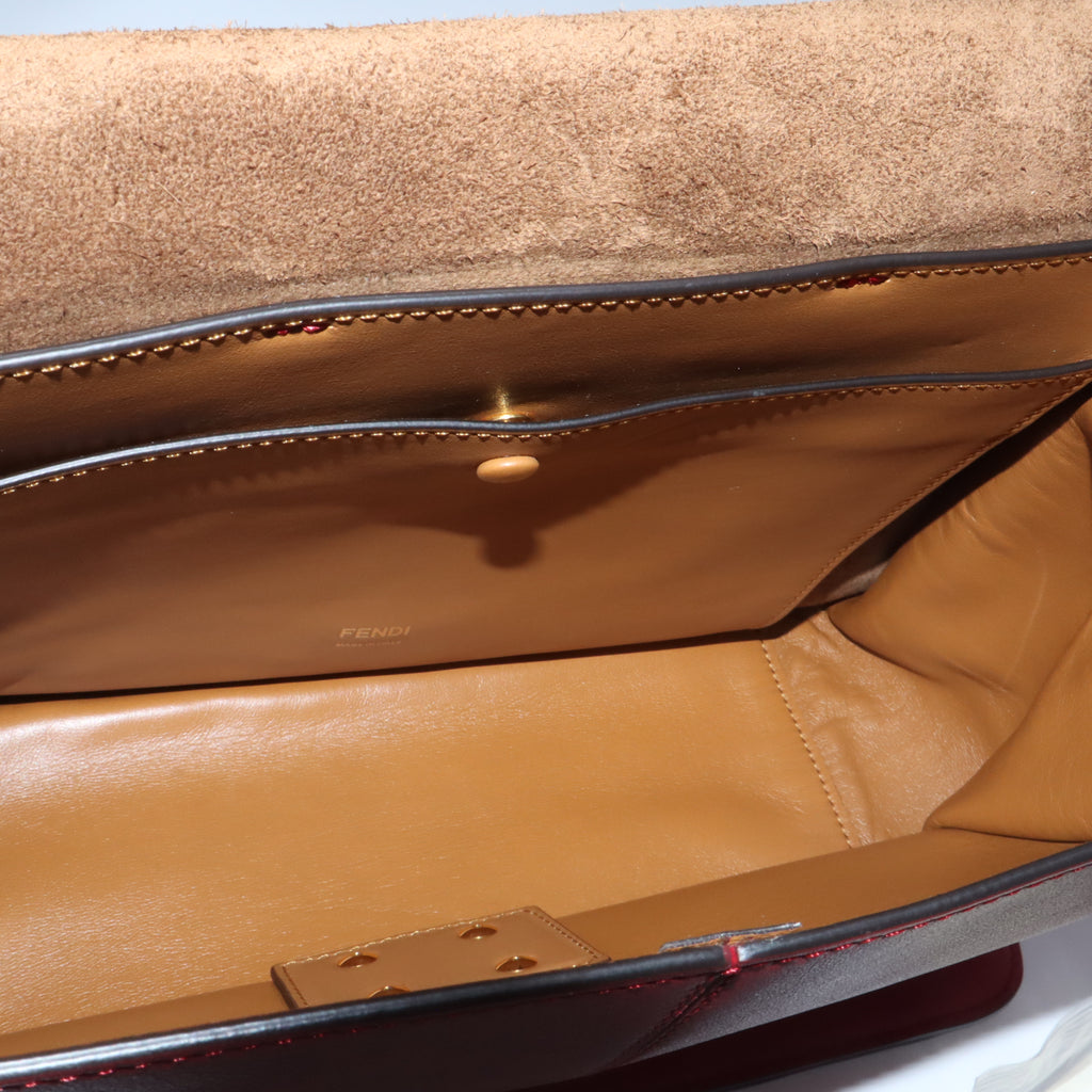 Fendi Kan U Shoulder Bag Leather Medium twins LDJ5791