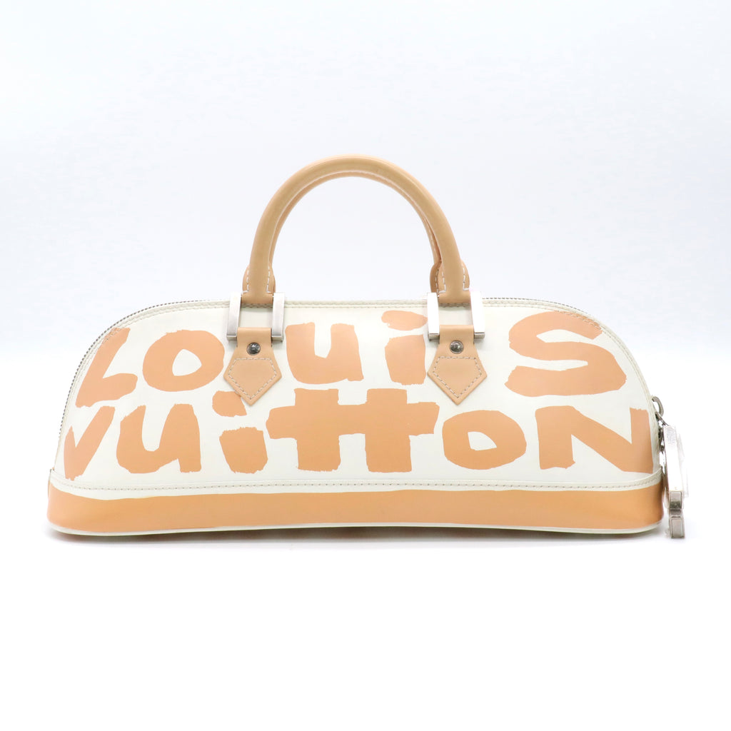 Alma Handbag Limited Edition Graffiti Leather Horizontal Twins