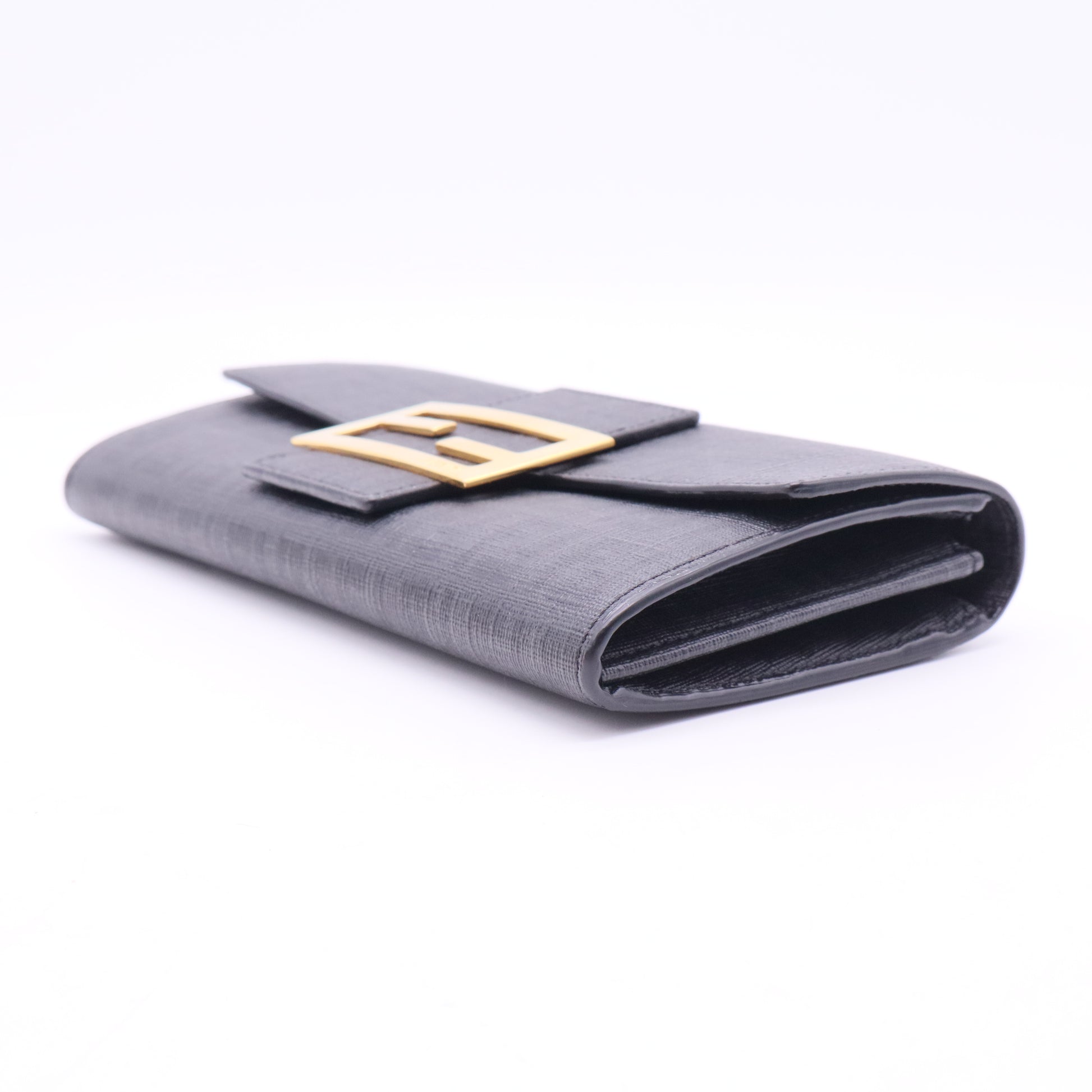 Black Zucchino Coated Canvas Forever Continental Wallet