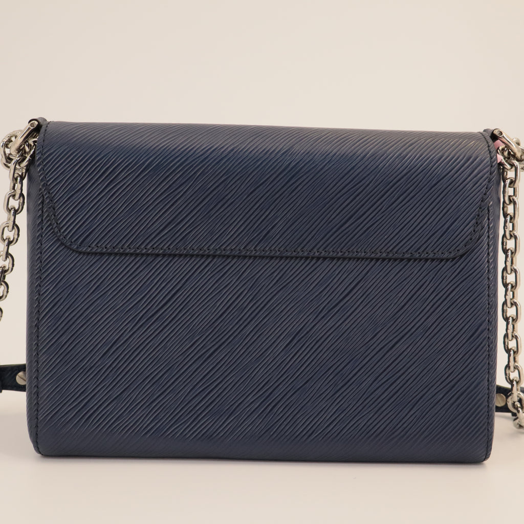 Louis Vuitton Epi Twist Shoulder Bag MM Indigo twins