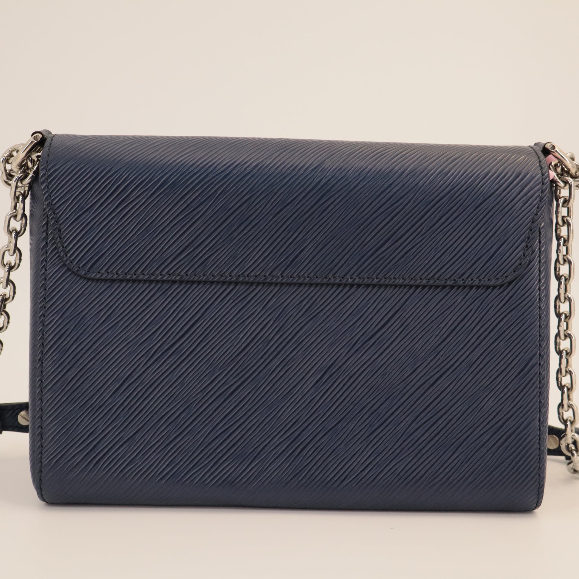 Louis Vuitton Epi Twist Shoulder Bag MM Indigo twins