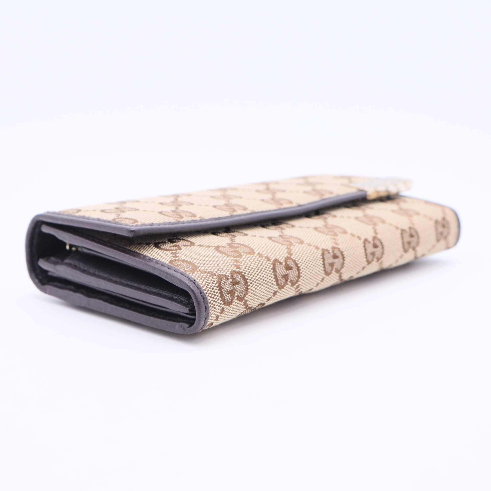 GG Canvas Canvas Continental Wallet W20396