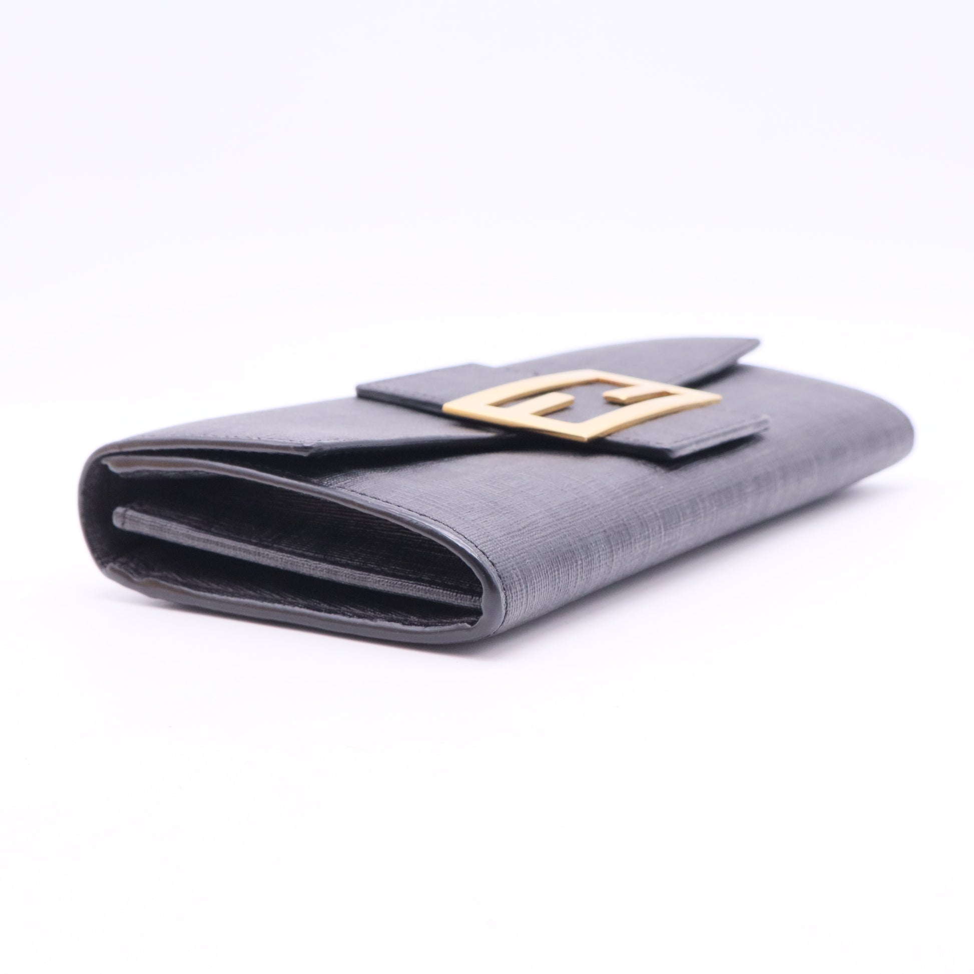 Black Zucchino Coated Canvas Forever Continental Wallet