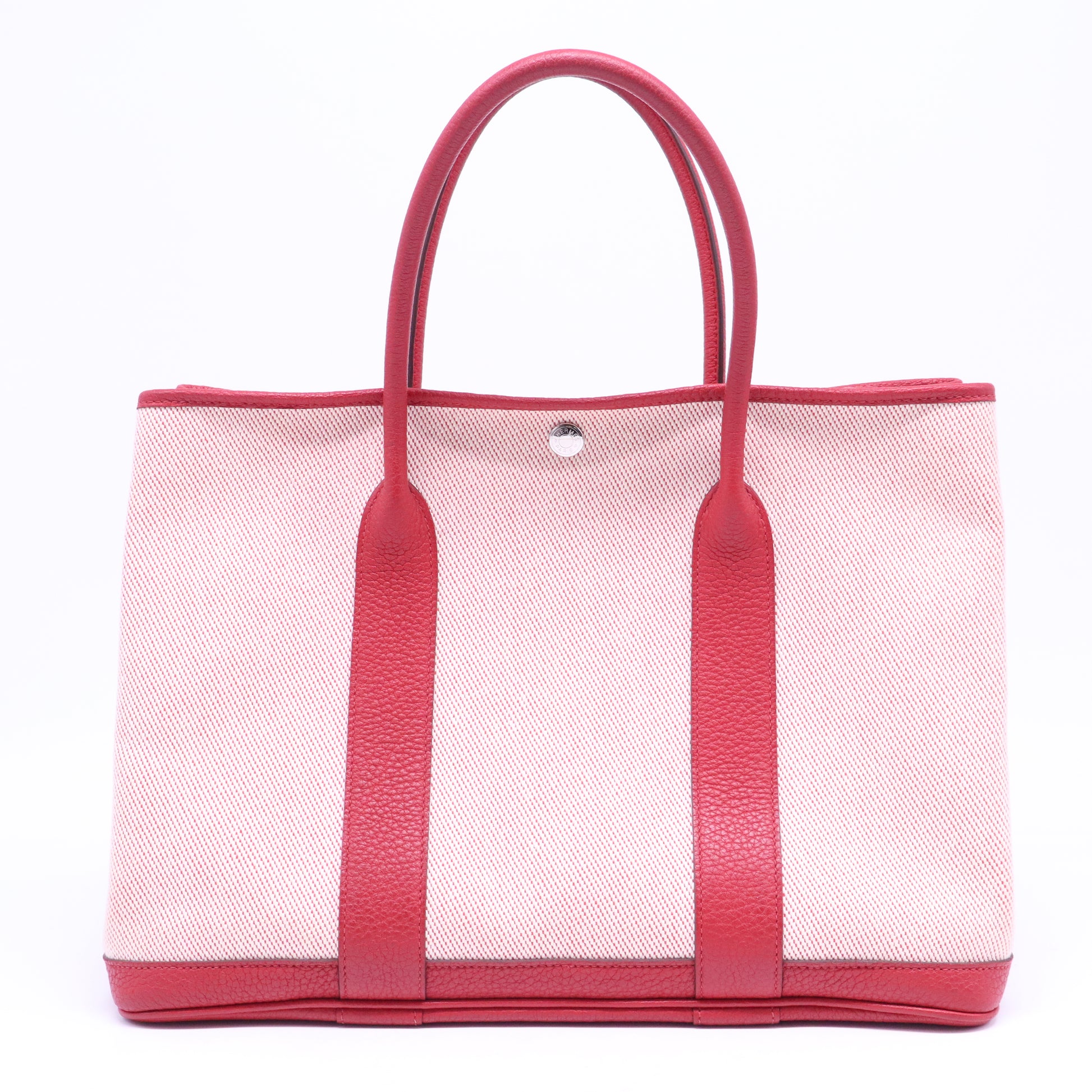 Toile Militaire Vache Country Garden Party Tote 36 MM Rose Sakura Rouge Duchesse B21267