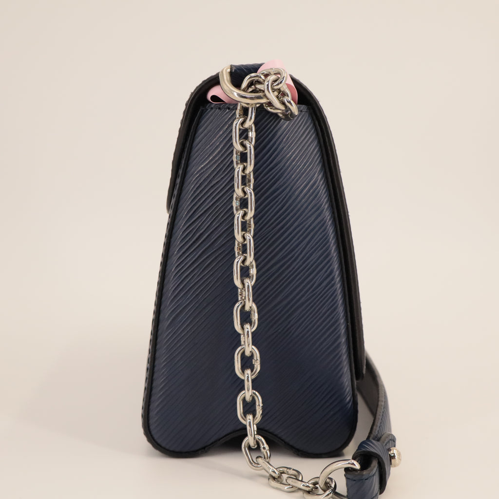 Louis Vuitton Epi Twist Shoulder Bag MM Indigo twins