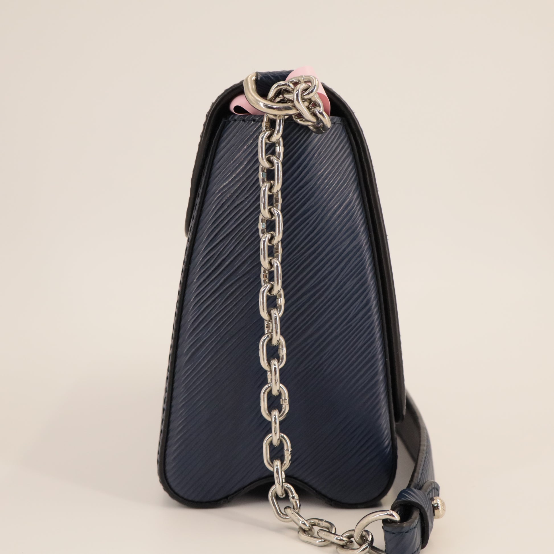 Louis Vuitton Epi Twist Shoulder Bag MM Indigo twins