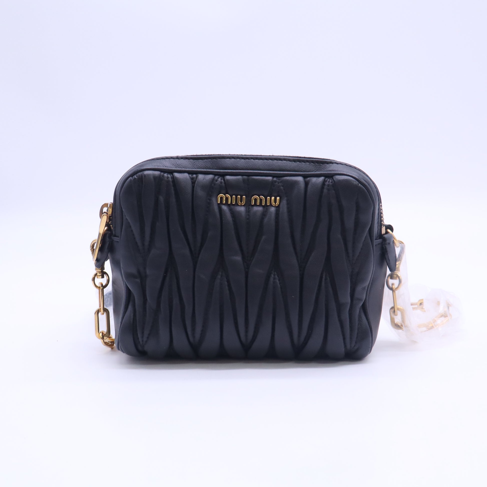 Miu Miu Matelassé Nappa Leather Camera Bag twins LDJ5798