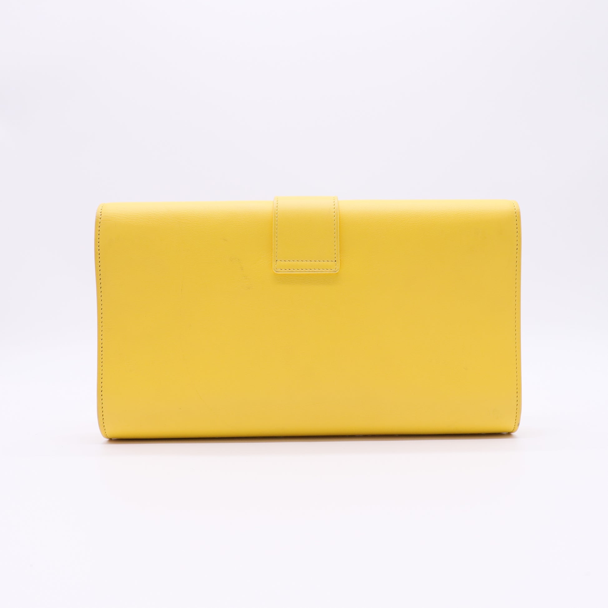 Calfskin Classic Y Ligne Clutch Soleil twins