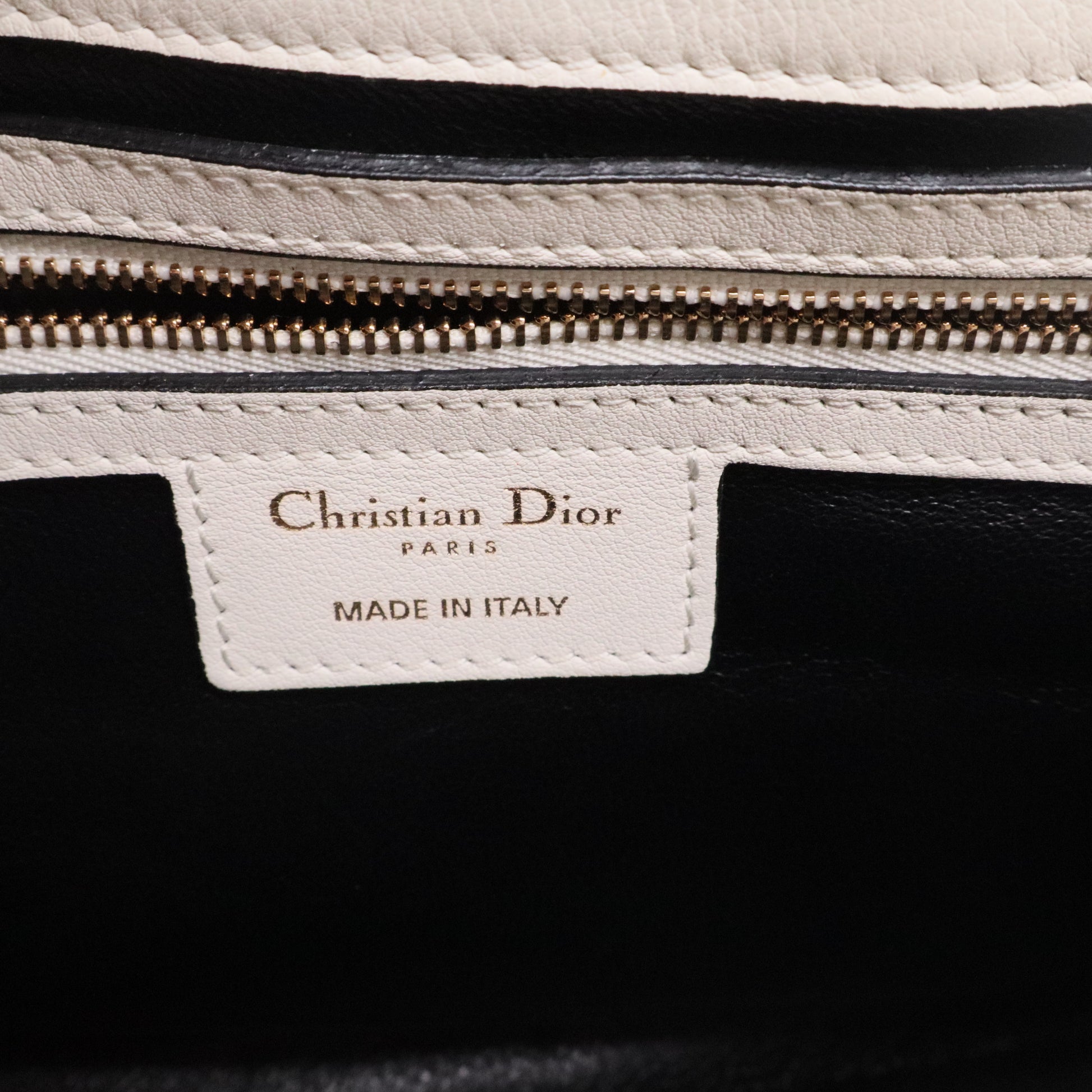 Diorling Shoulder Bag Leather Large