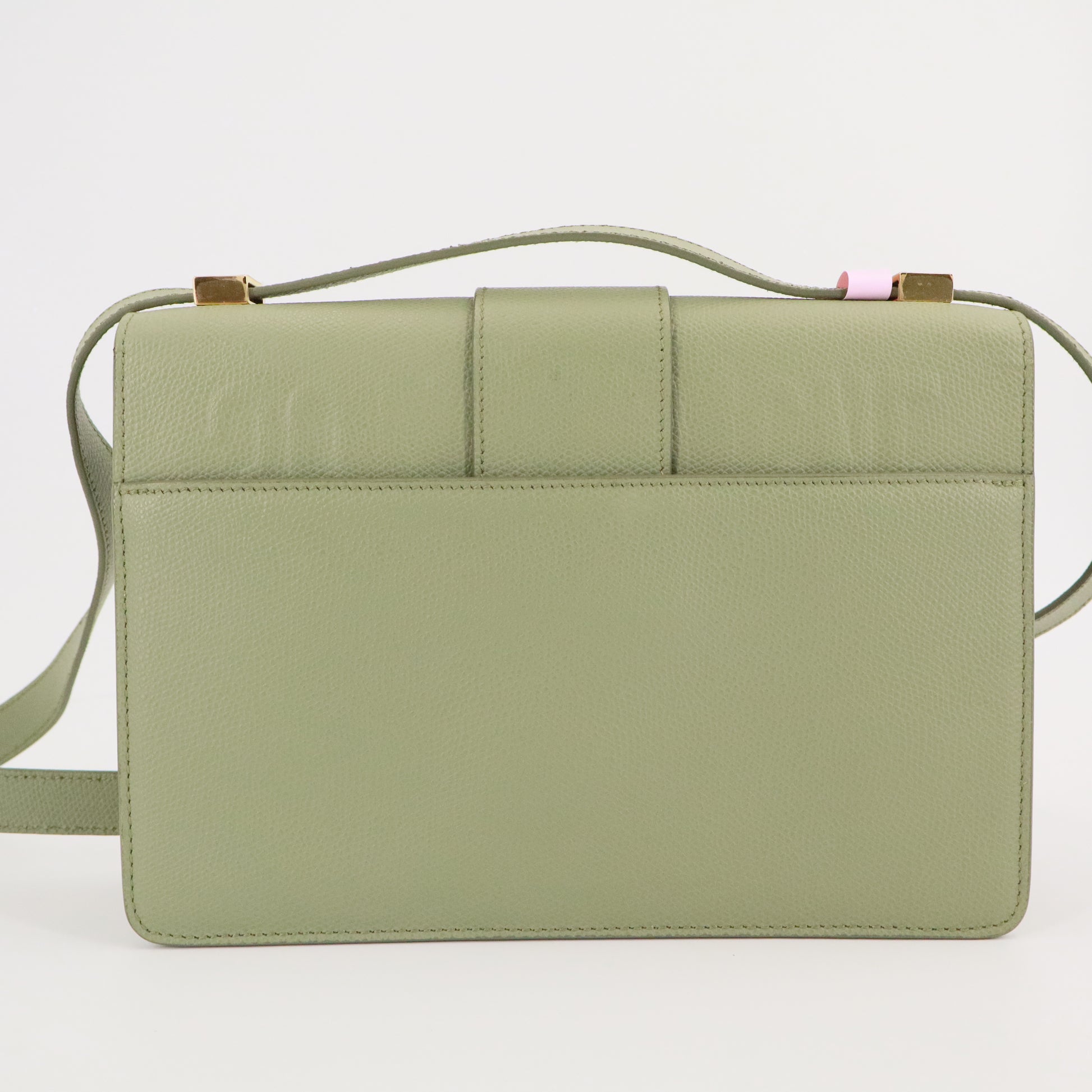 Christian Dior Smooth Calfskin Micro 30 Montaigne Flap Bag Mint Green Twins