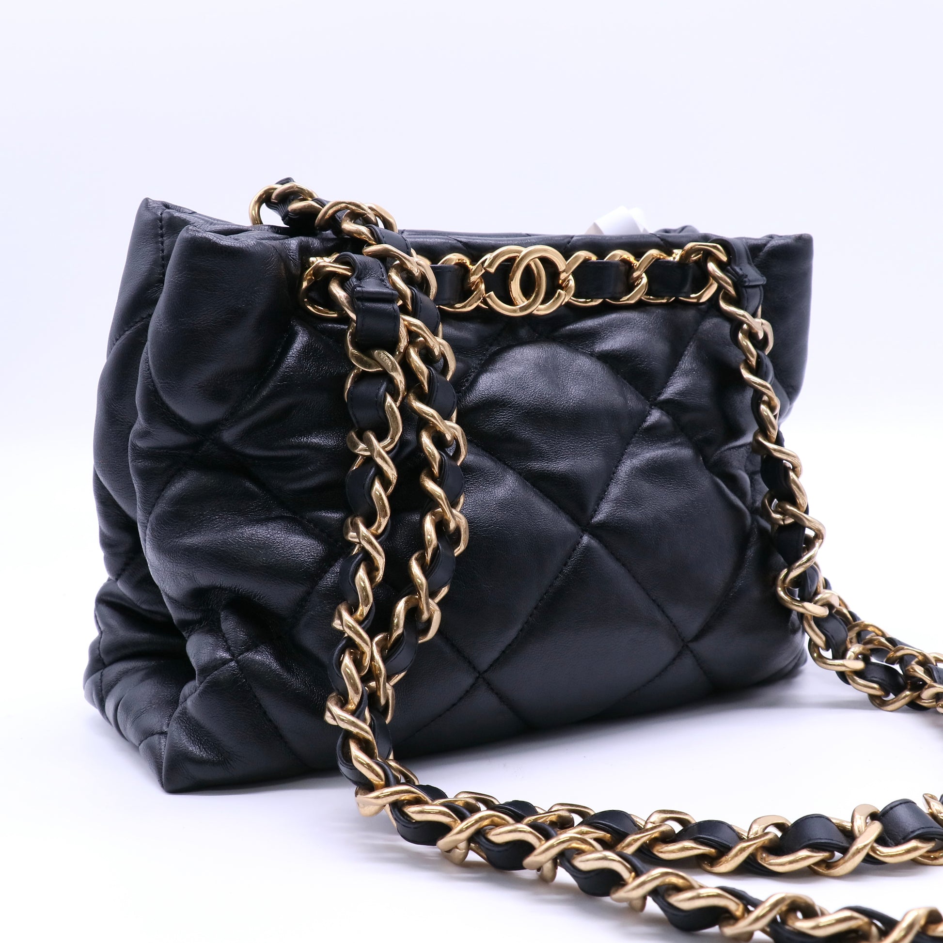 Chanel Quilted Lambskin Small Shopping Bag twins B22230