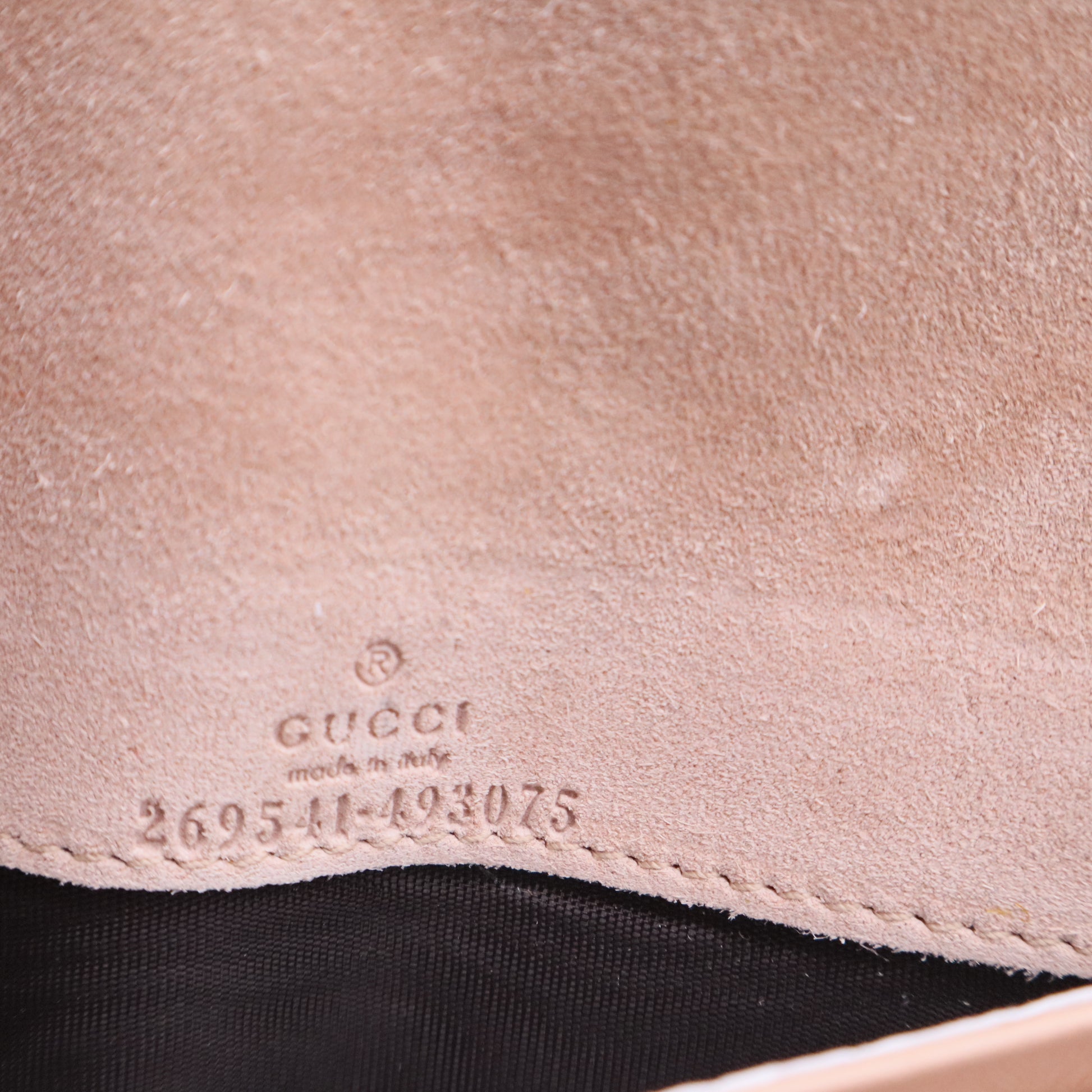 Micro Guccissima Chain Wallet Golden W20391