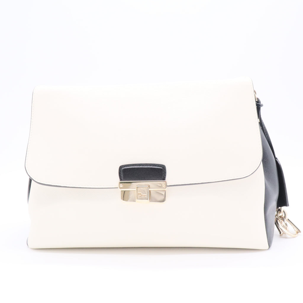 Diorling Shoulder Bag Leather Large