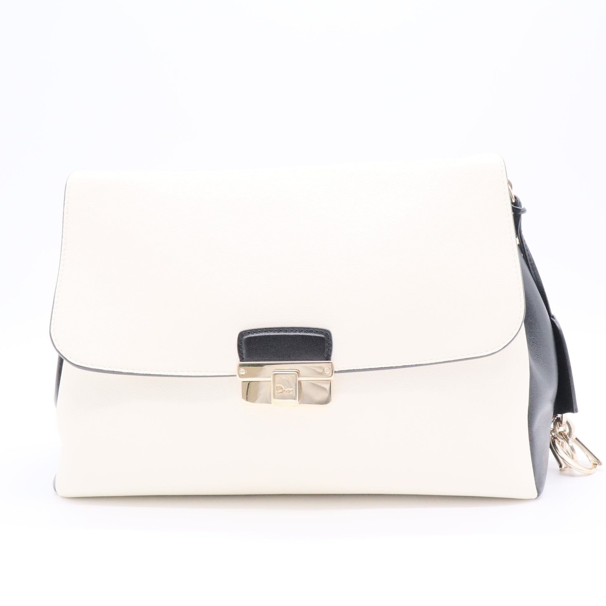 Diorling Shoulder Bag Leather Large