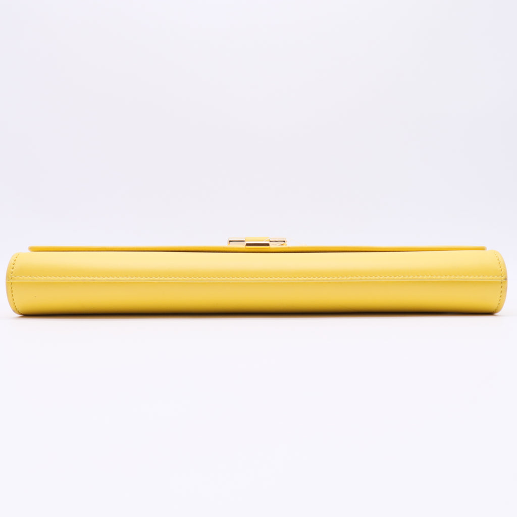 Calfskin Classic Y Ligne Clutch Soleil twins