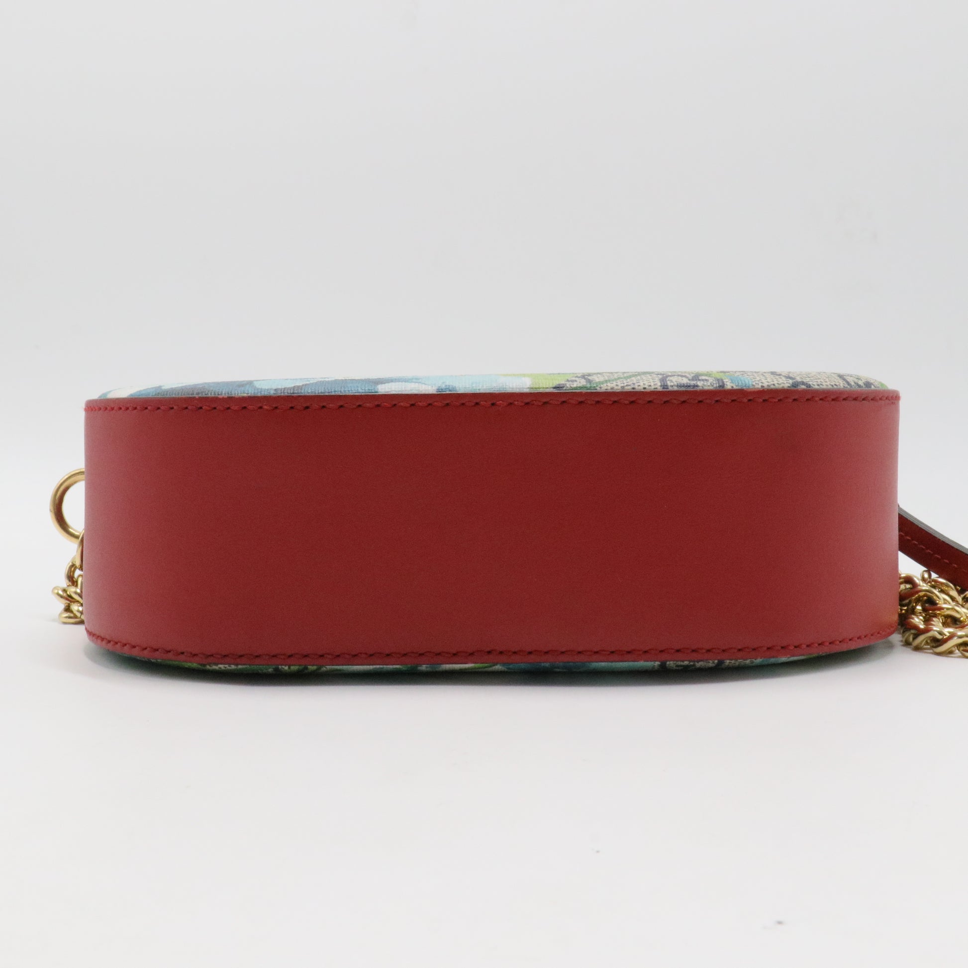 Chain Crossbody Bag Blooms Print GG Coated Canvas Mini