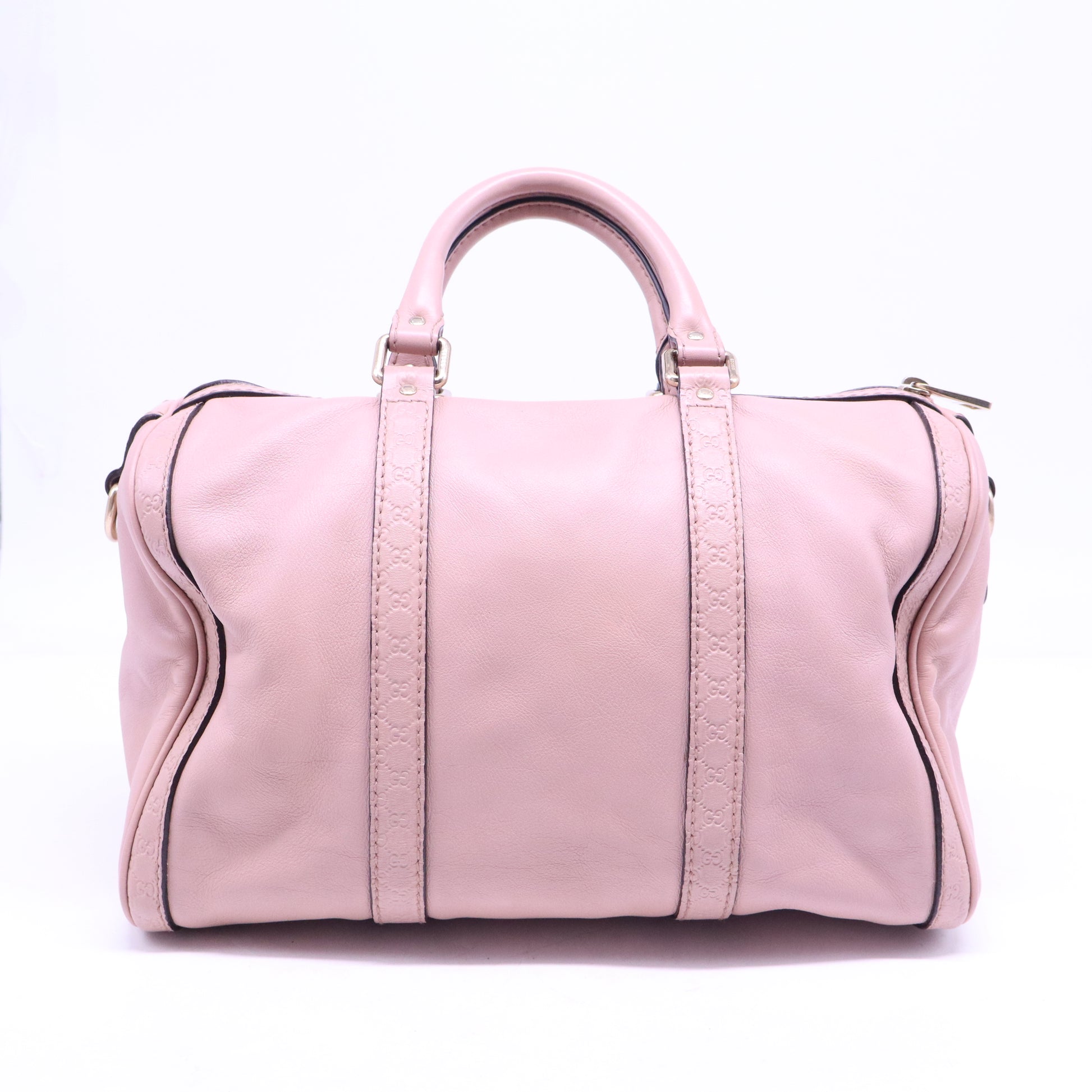Boston leather tote