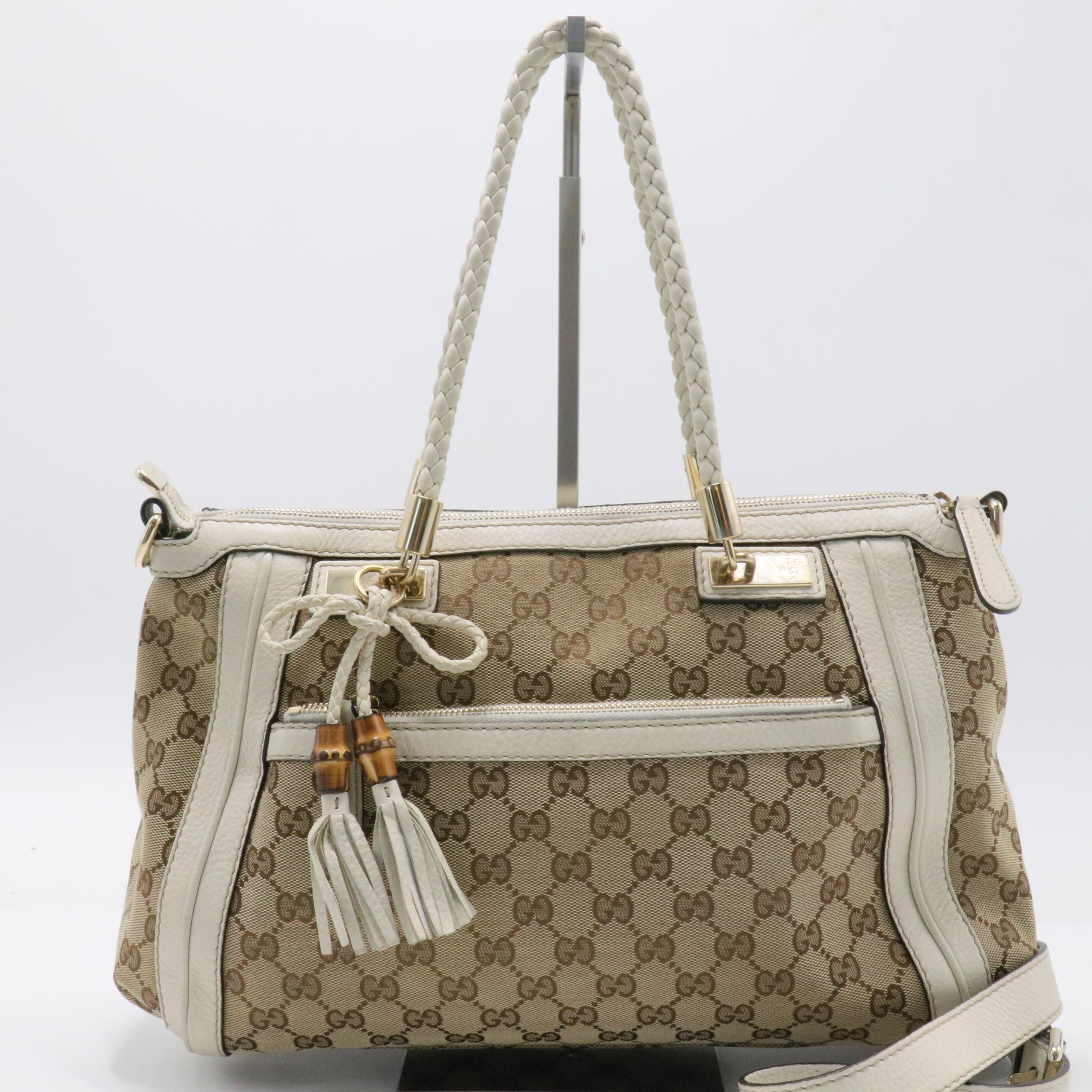 Bella Convertible Top Handle Bag GG Canvas