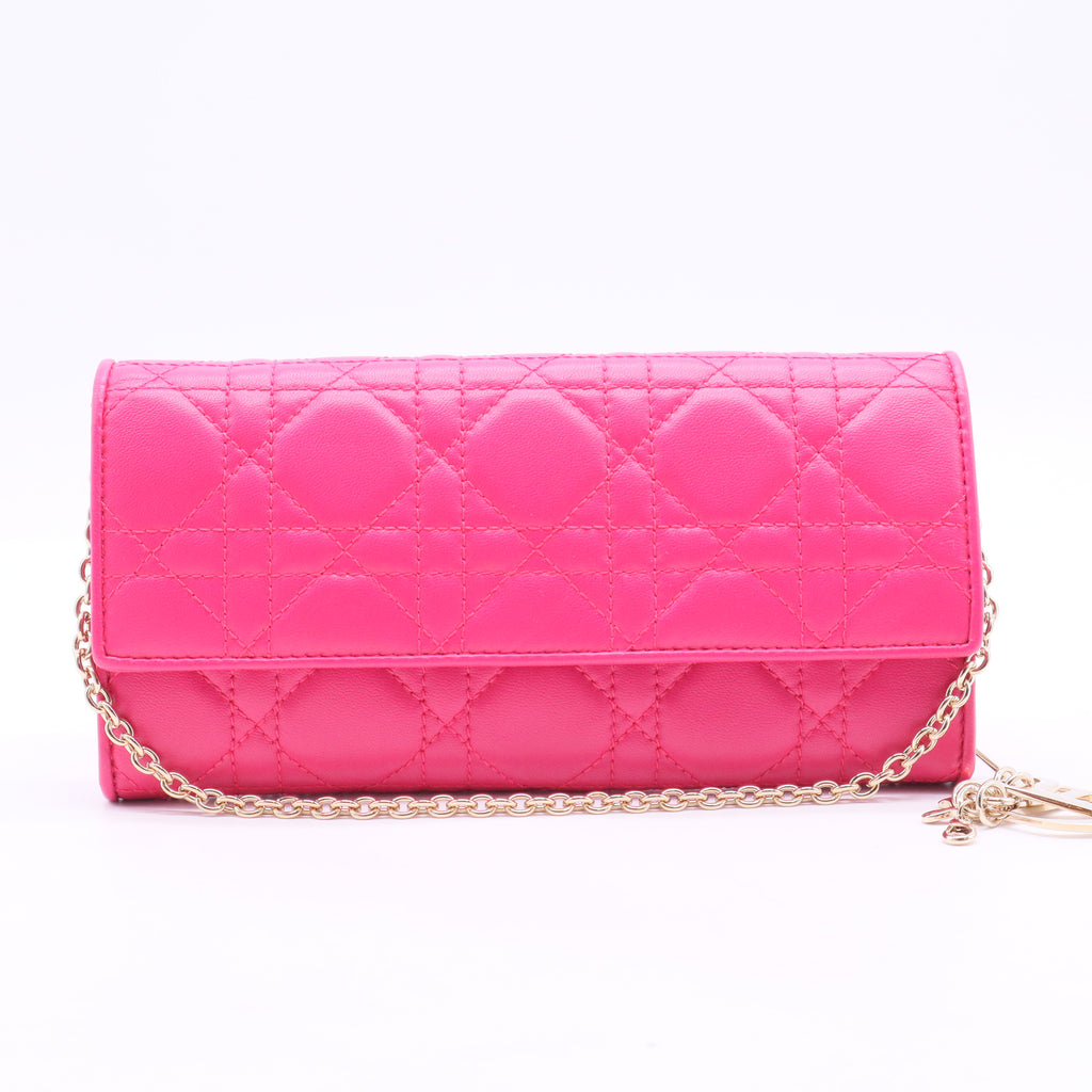Cannage Lady Dior Continental Wallet