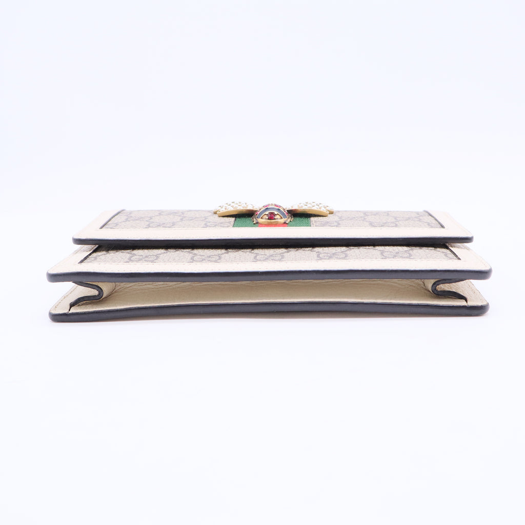 Queen Margaret Chain Wallet GG Coated Canvas Mini B20299