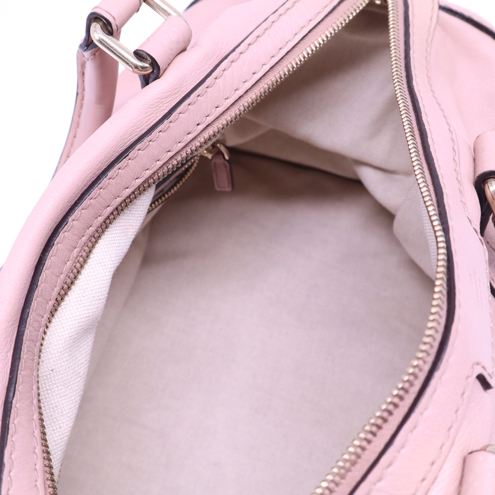 Boston leather tote