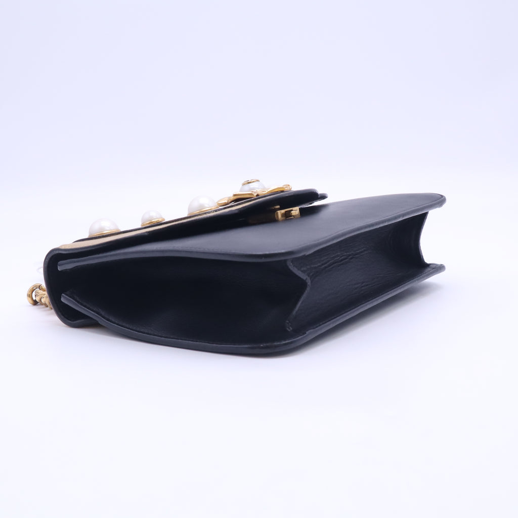Gucci Pearly Peony Chain Shoulder Bag twins LDJ5802