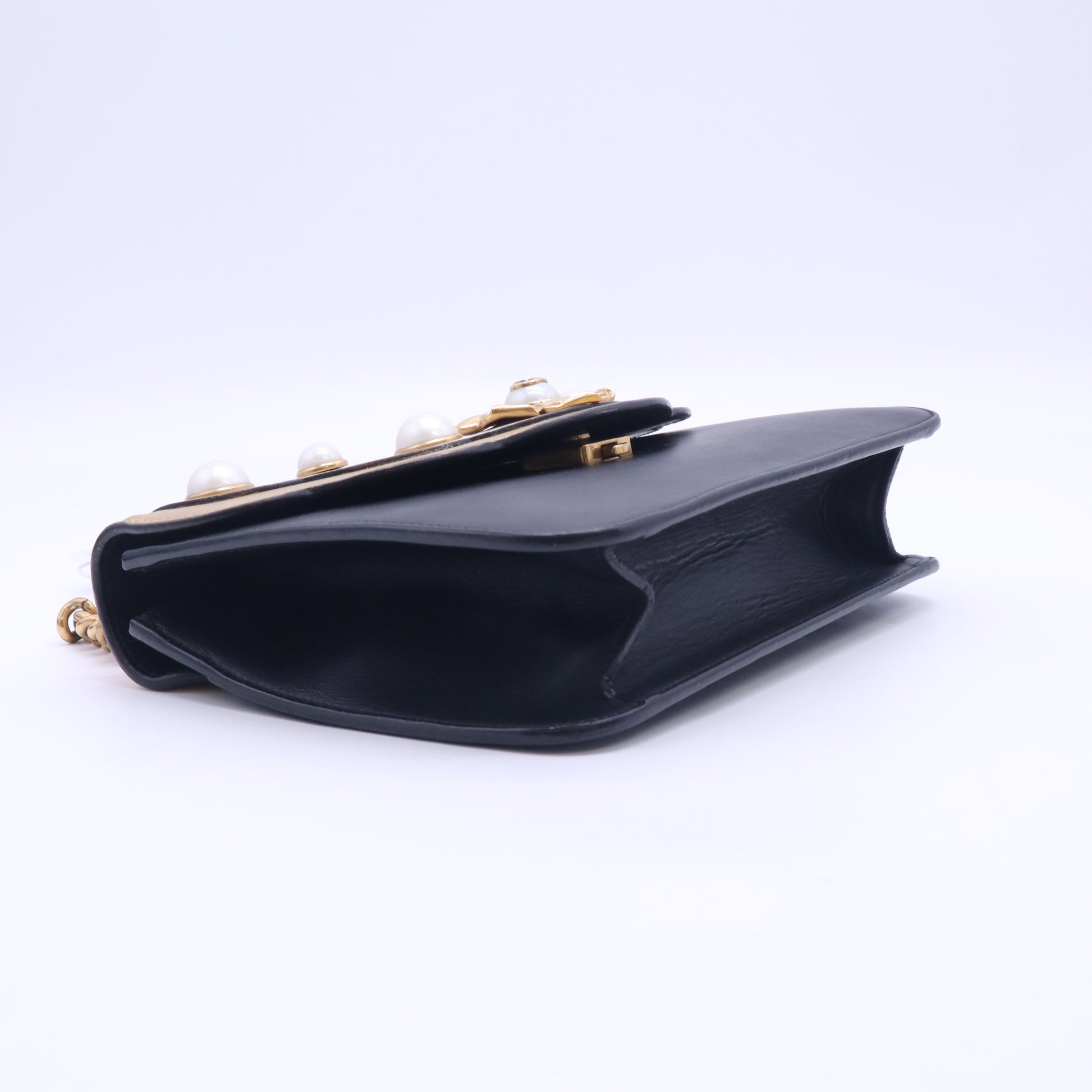 Gucci Pearly Peony Chain Shoulder Bag twins LDJ5802