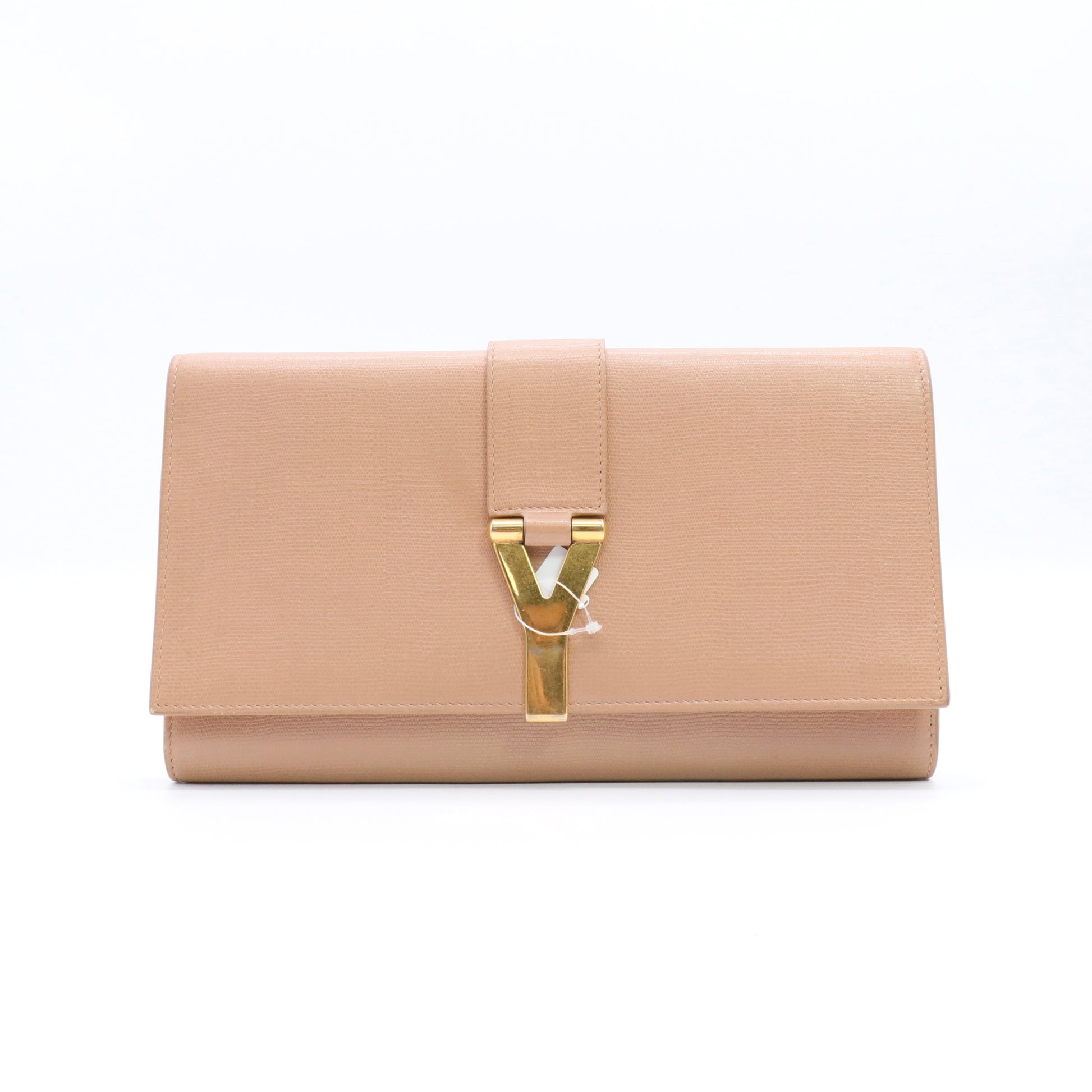Bush Pink Leather Y-Ligne Clutch twins