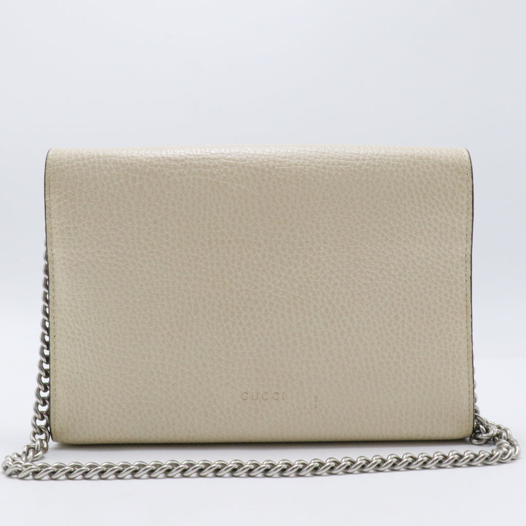 Dionysus Chain Wallet Leather with Embellished Detail Small