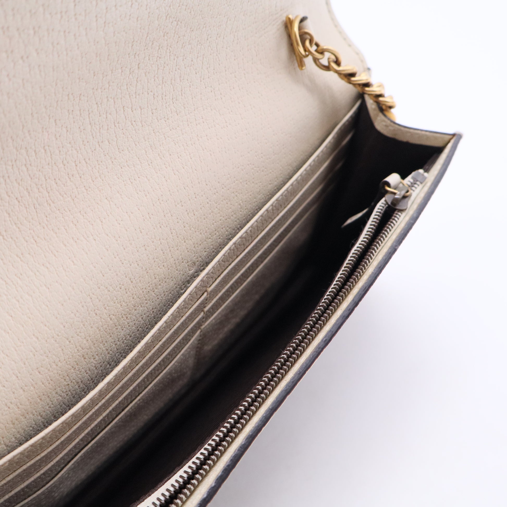 Queen Margaret Chain Wallet GG Coated Canvas Mini B20299
