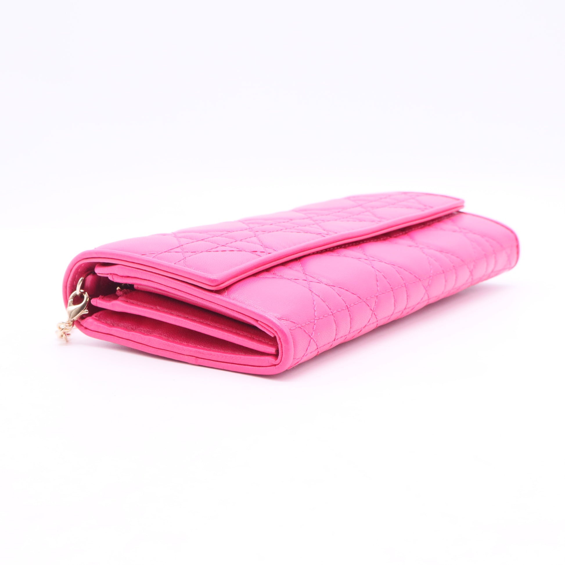 Cannage Lady Dior Continental Wallet