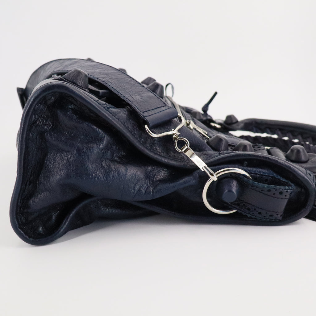 Balenciaga Agneau Giant Brogues Hardware Velo Dark Night twins