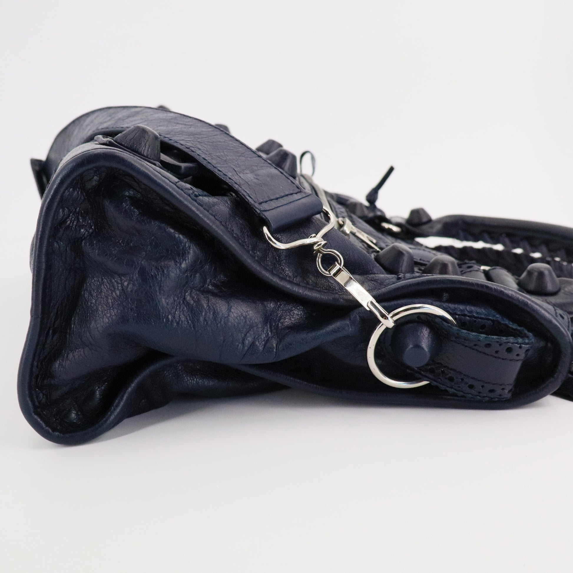 Balenciaga Agneau Giant Brogues Hardware Velo Dark Night twins