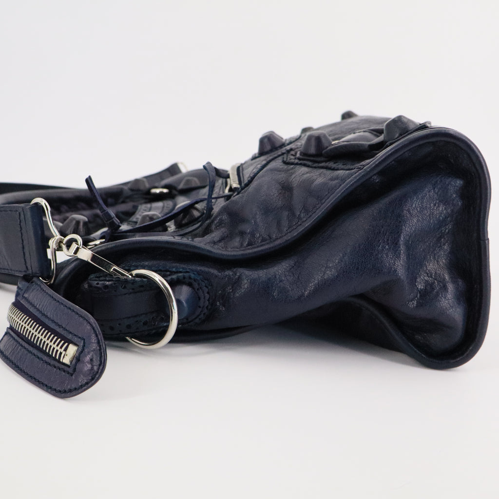 Balenciaga Agneau Giant Brogues Hardware Velo Dark Night twins