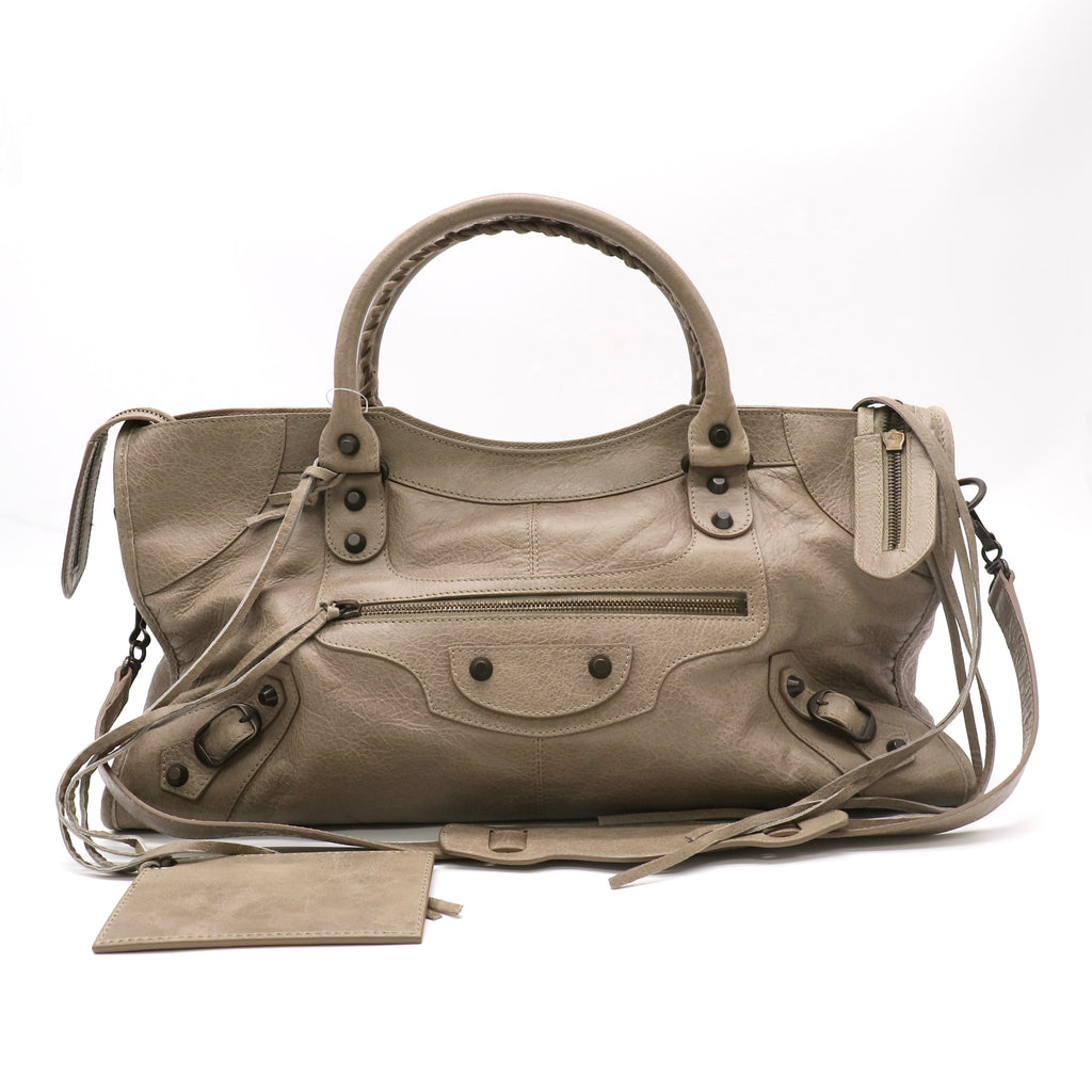 Balenciaga Part Time Classic Studs Bag Leather Twins LDJ5039