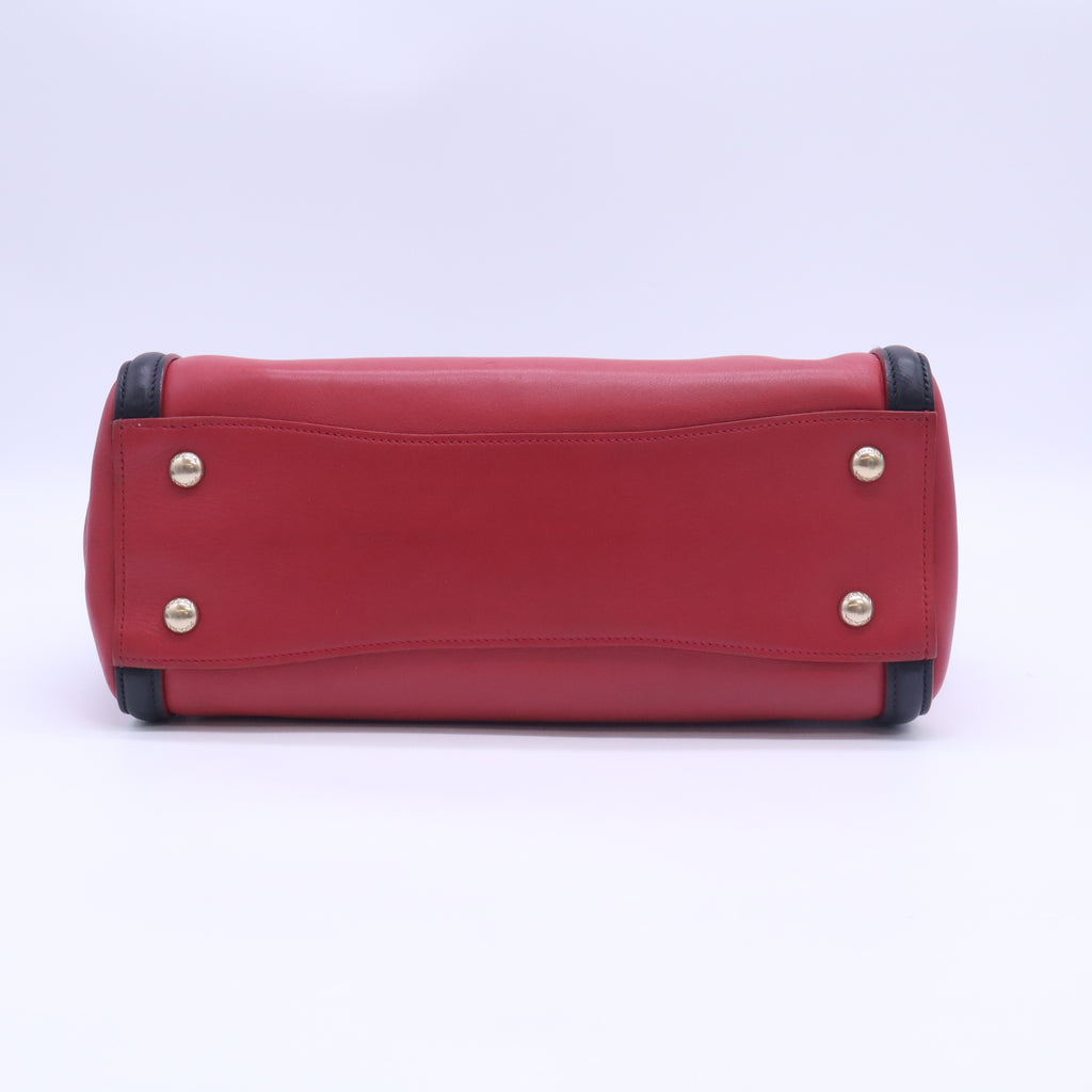 Prada Saffiano Leather Top Handle Bag Twins B23666