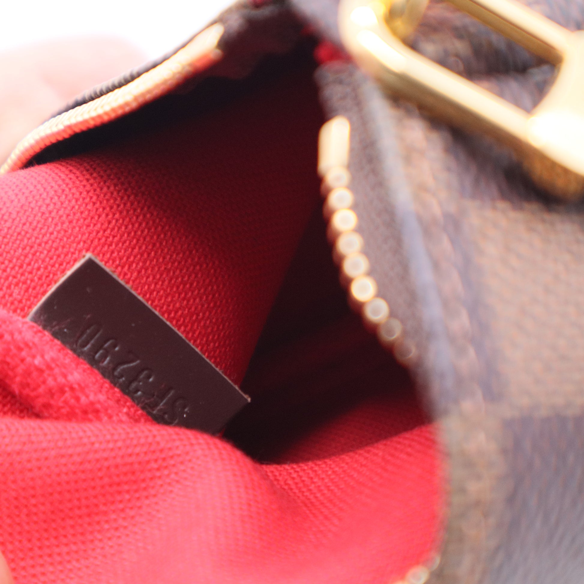 Damier Ebene Mini Pochette Accessories Twins  LDJ3074