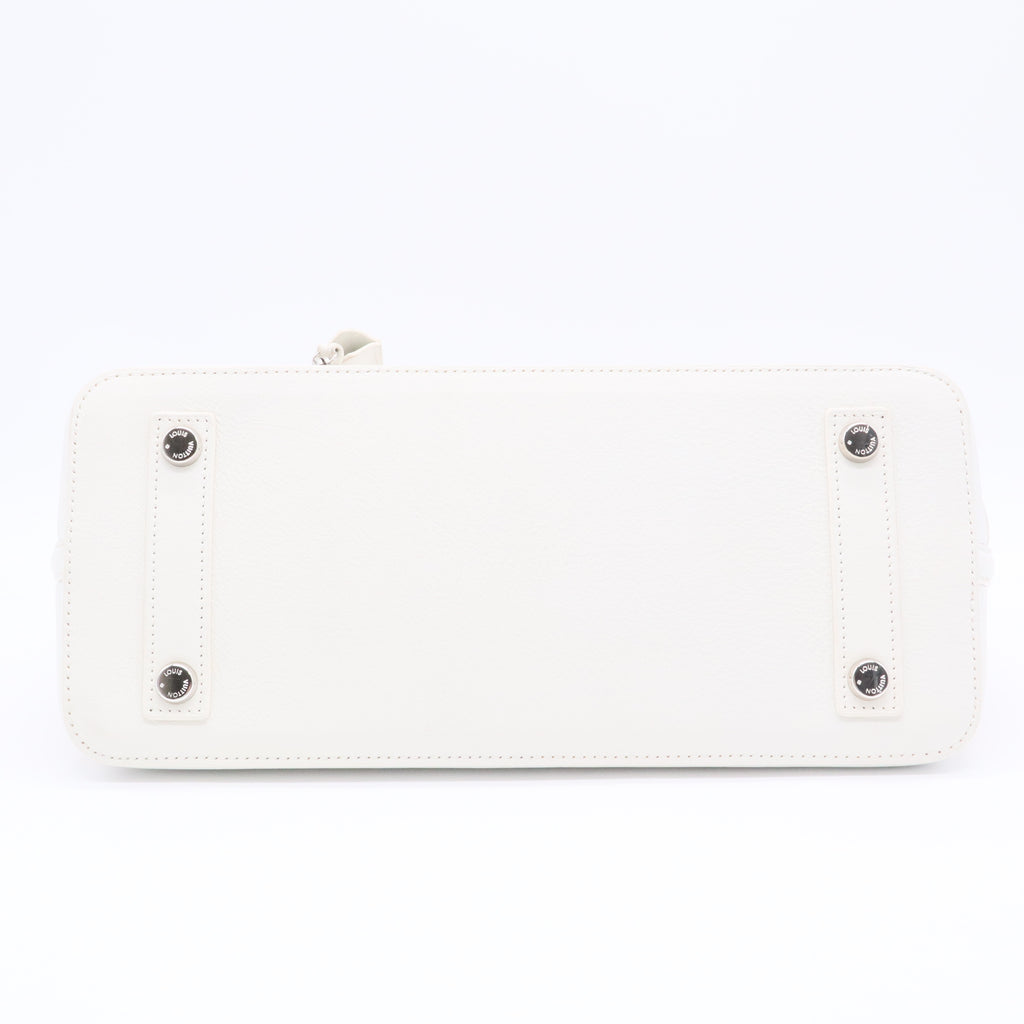 Louis Vuitton Transparence Lockit Handbag Mesh and Leather East West