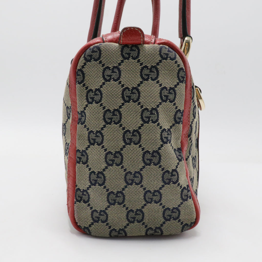 Abbey Boston Bag GG Canvas Small