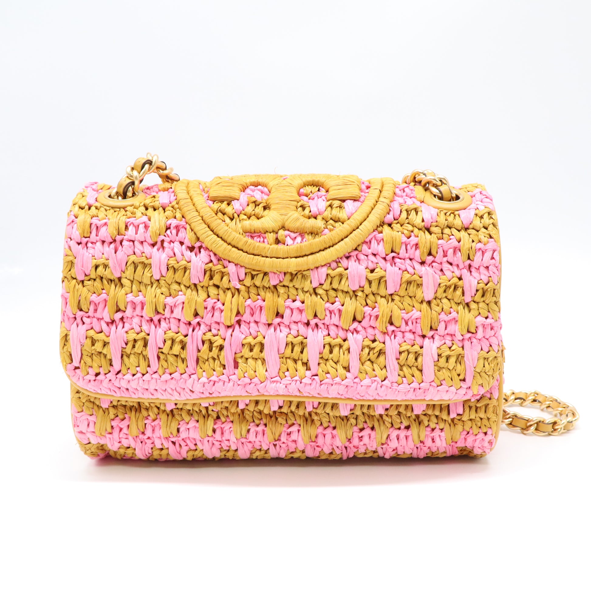 Tory Burch Small Fleming Soft Crochet Convertible Shoulder Bag B22585