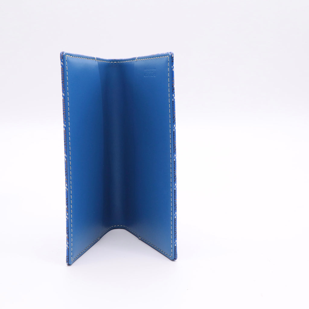 Goyardine Grenelle Passport Wallet Sky Blue twins