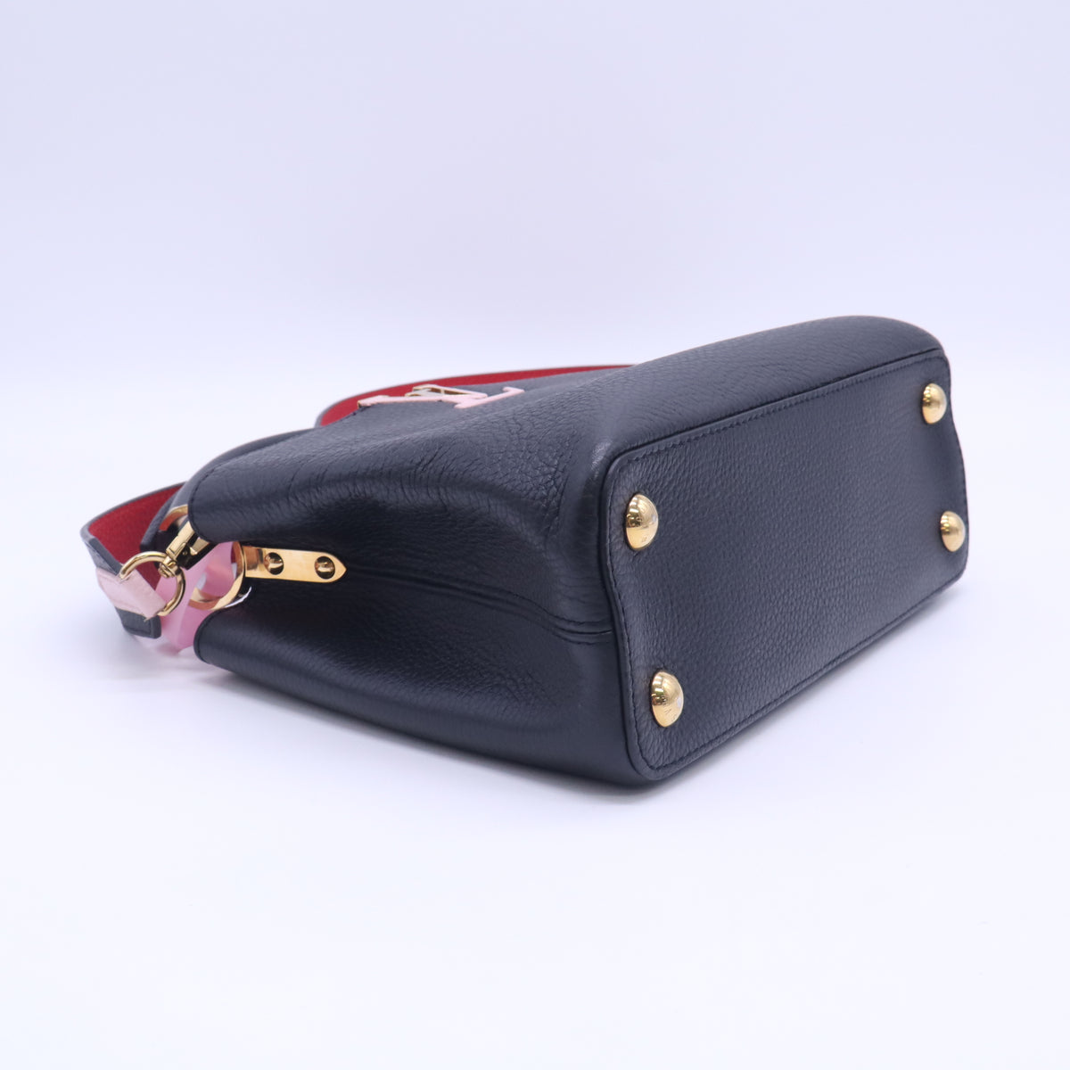 Louis Vuitton Taurillon Capucines Beige Red twins LDJ5814
