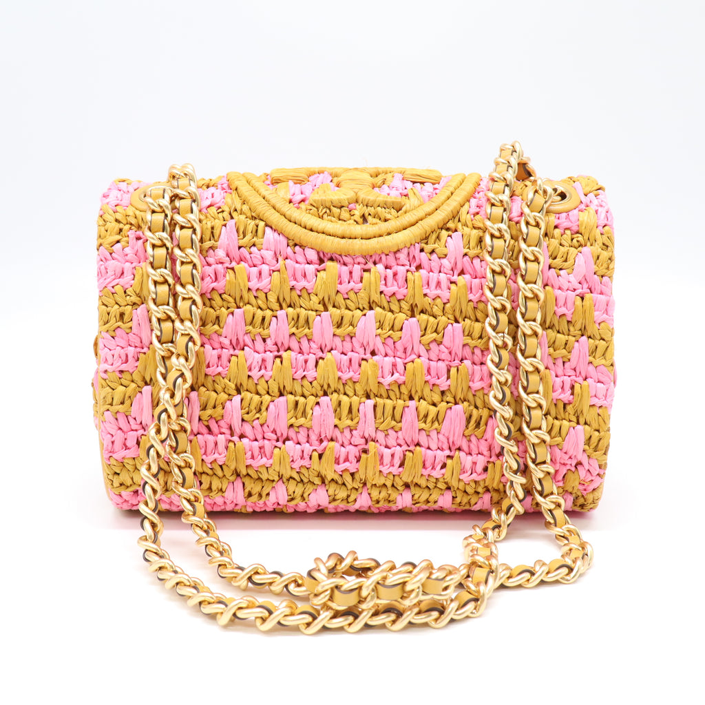 Tory Burch Small Fleming Soft Crochet Convertible Shoulder Bag B22585